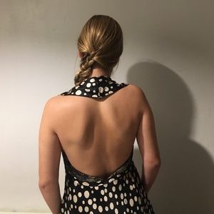 Kathy Heyndels Black and White Cocktail Dress